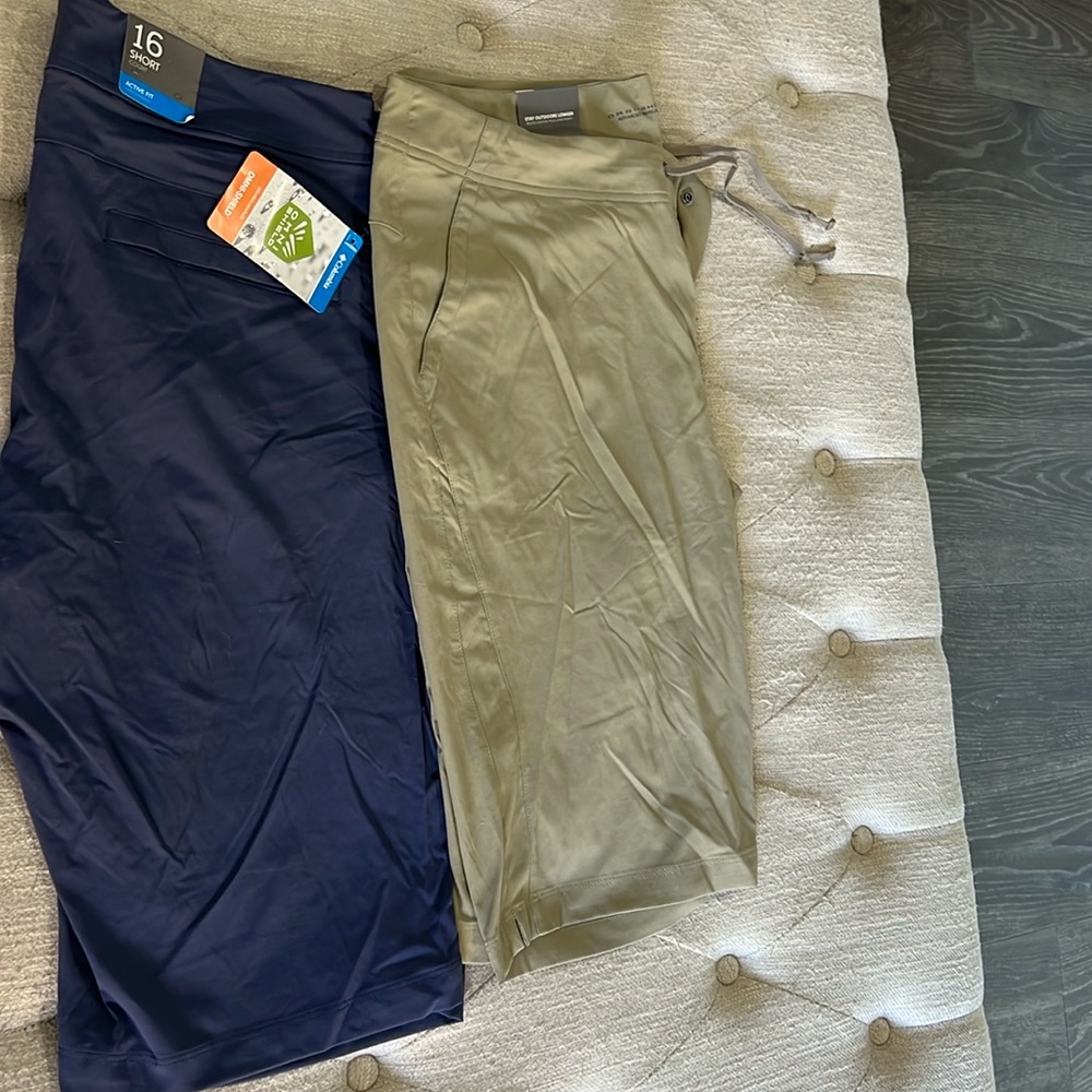 Women’s Columbia Omni Shield Active Fit shorts 16 pair NWT